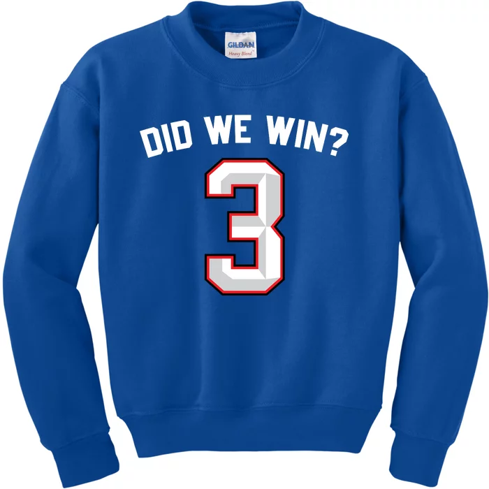 Did We Win Damar Love For Damar Pray For Damar Kids Sweatshirt