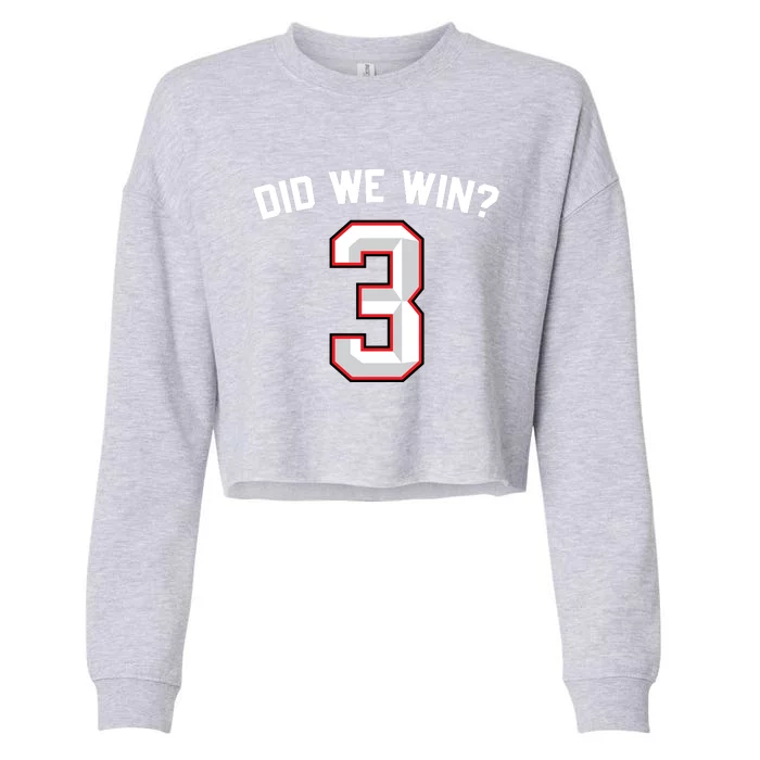 Did We Win Damar Love For Damar Pray For Damar Cropped Pullover Crew