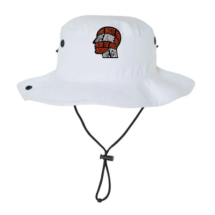 DonT Waste Your Time On Me Voice Inside My Head Graphic Legacy Cool Fit Booney Bucket Hat