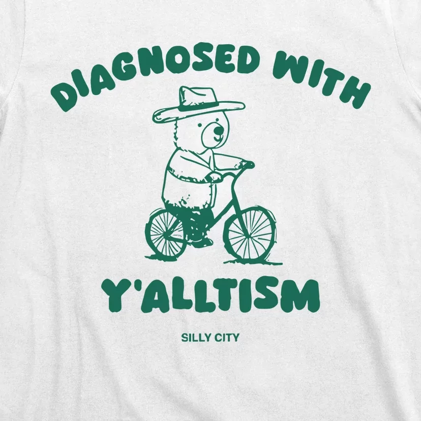 Diagnosed With YAlltism Silly City T-Shirt