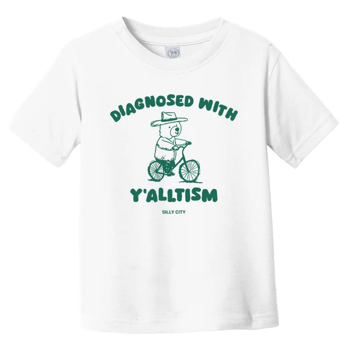 Diagnosed With YAlltism Silly City Toddler T-Shirt