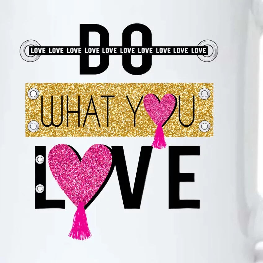 Do What You Love Black Color Changing Mug