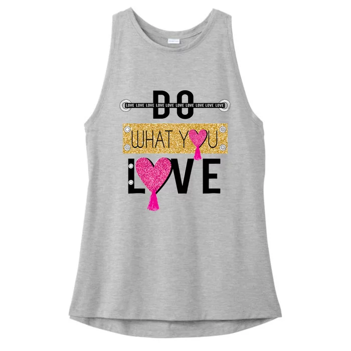 Do What You Love Ladies Tri-Blend Wicking Tank