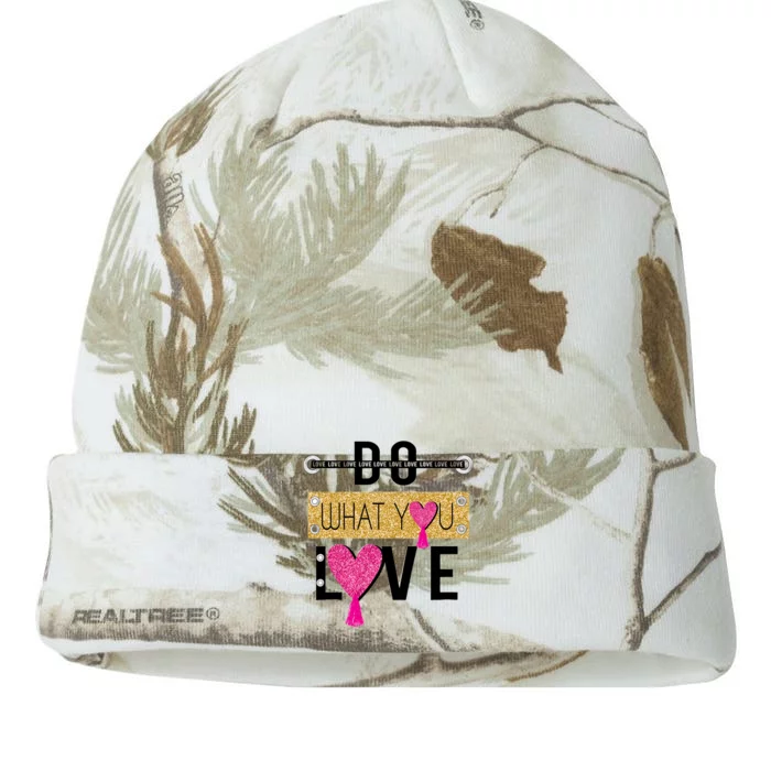 Do What You Love Kati - 12in Camo Beanie