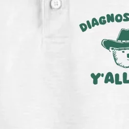 Diagnosed With YAlltism Dry Zone Grid Performance Polo