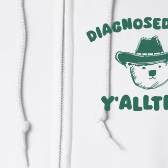 Diagnosed With YAlltism Full Zip Hoodie