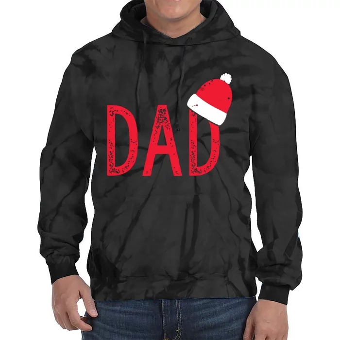 Dad Xmas Pjs Christmas Pajamas And Xmas Pj Family Tie Dye Hoodie