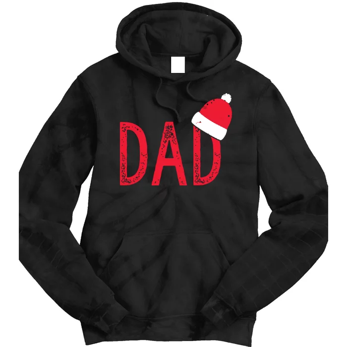 Dad Xmas Pjs Christmas Pajamas And Xmas Pj Family Tie Dye Hoodie