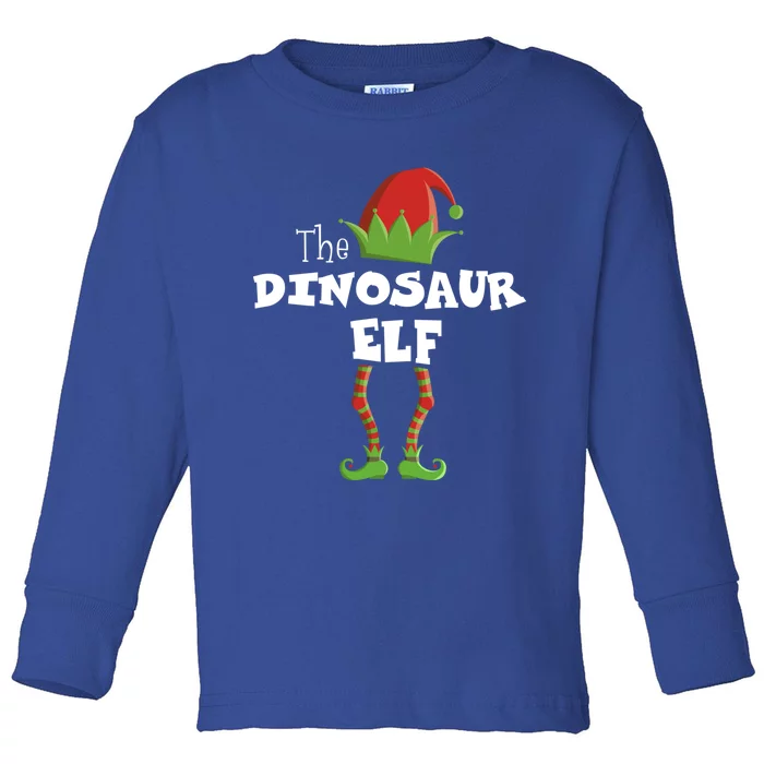 Dinosaur Xmas Pajama Family Matching Christmas Group Gift Cute Gift Toddler Long Sleeve Shirt