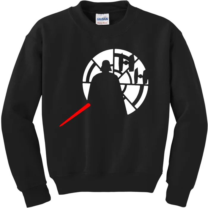 Darth X Wing Sci Fi Film Star Jedi Wars Darth Kids Sweatshirt