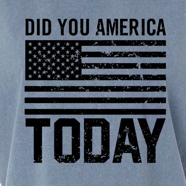 Did You America Today Garment-Dyed Women's Muscle Tee