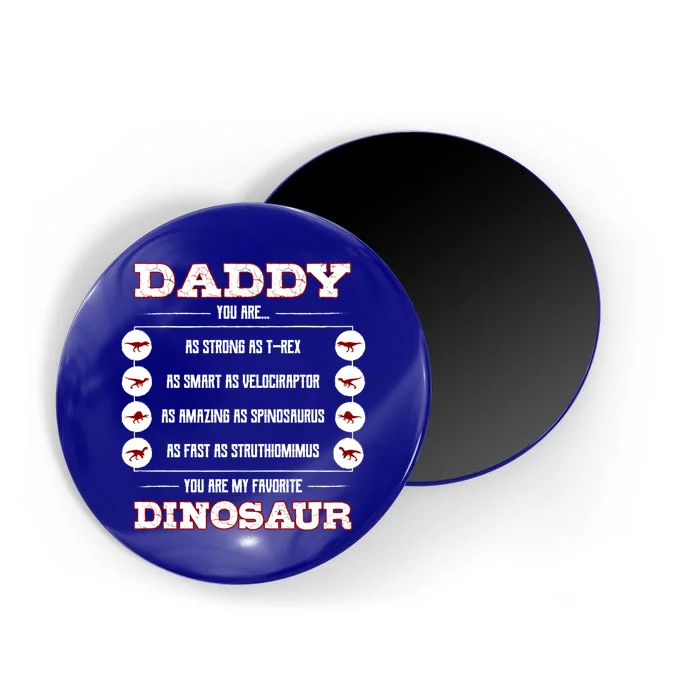 Daddy You Are As Strong As Tgiftrex Dinosaurs Funny Father Day Gift Magnet