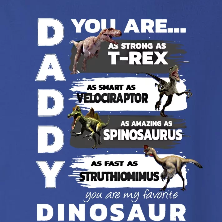 Daddy You Are As Strong As Tfunny Giftrex Funny Dinosaur Gift Toddler Long Sleeve Shirt