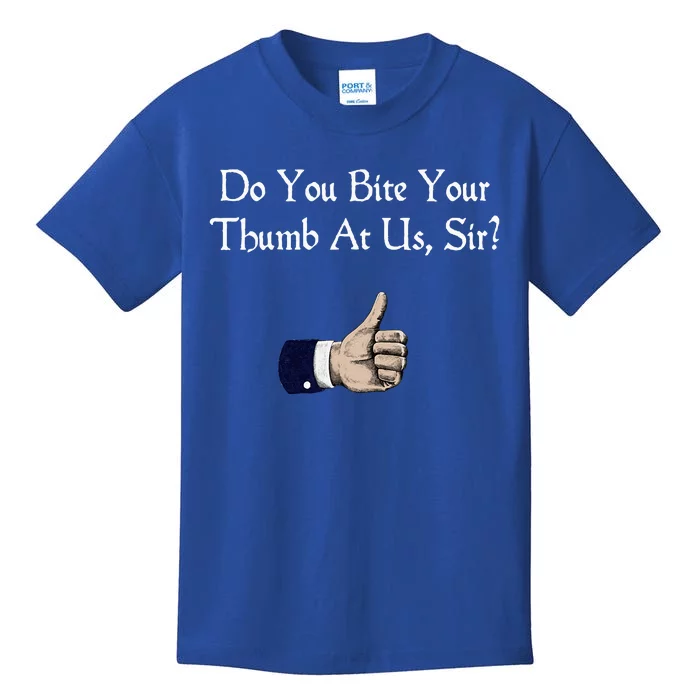 Do You Bite Your Thumb Shakespeare Kids T-Shirt