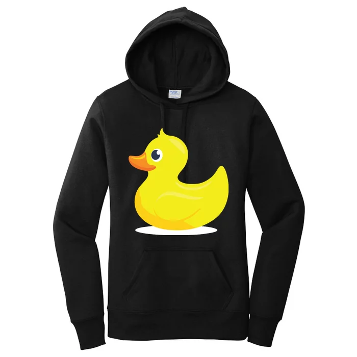 Duck Yelllow Cute Duckie Tee Great For Kids Women's Pullover Hoodie