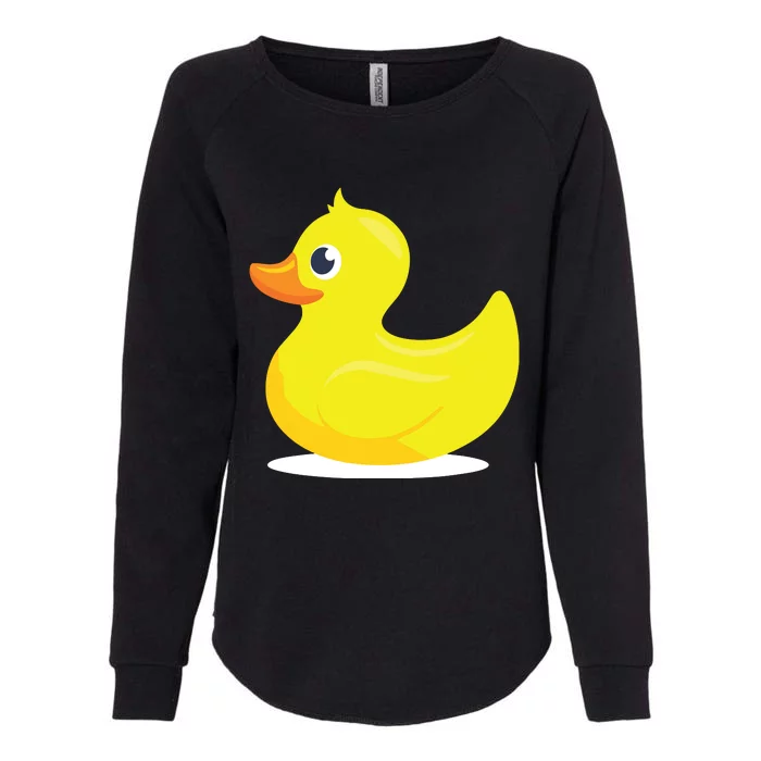 Duck Yelllow Cute Duckie Tee Great For Kids Womens California Wash Sweatshirt