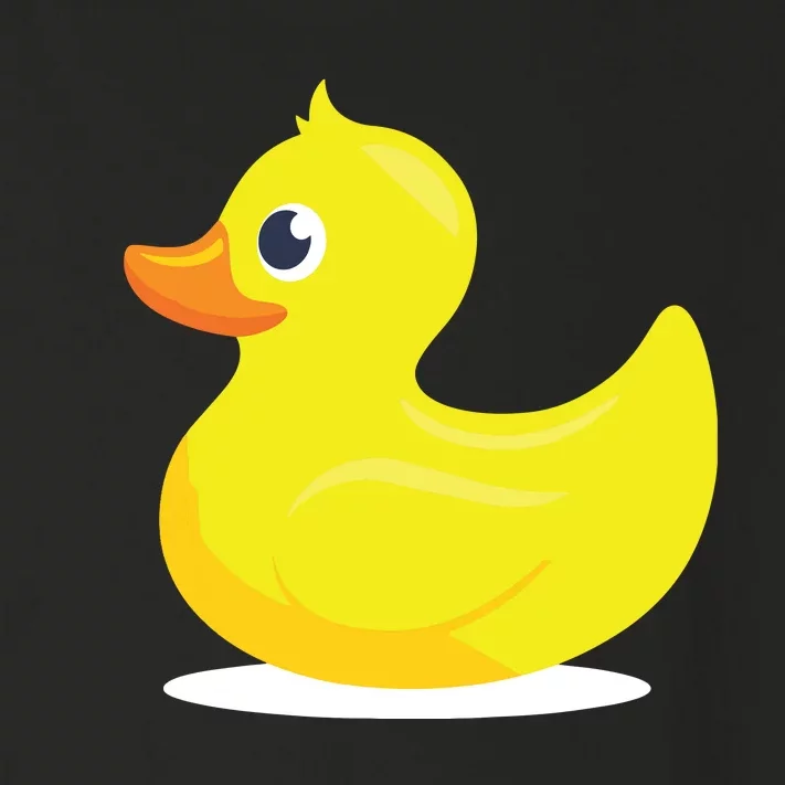 Duck Yelllow Cute Duckie Tee Great For Kids Toddler Long Sleeve Shirt