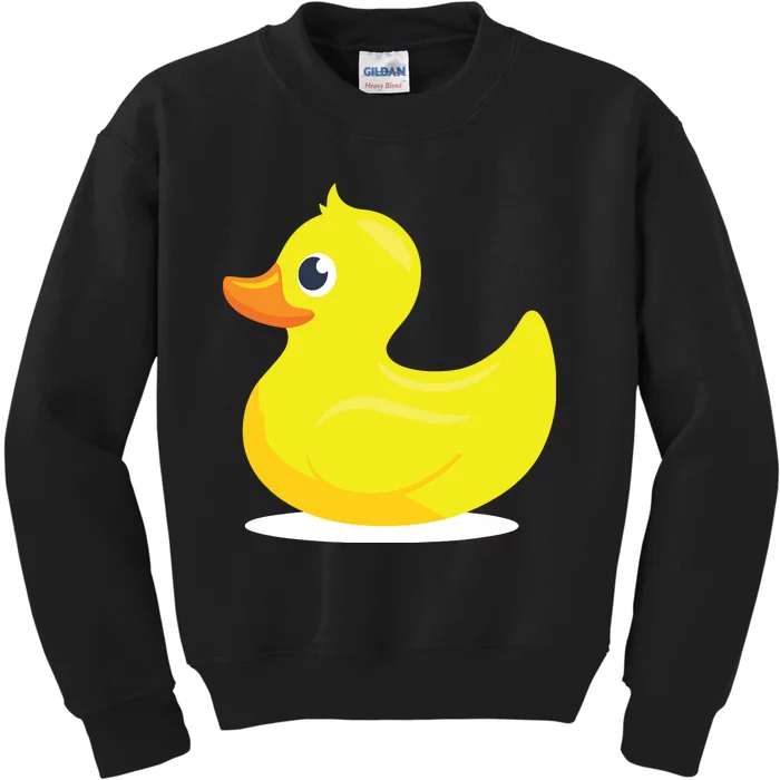 Duck Yelllow Cute Duckie Tee Great For Kids Kids Sweatshirt