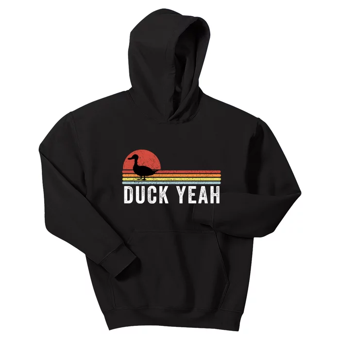 Duck Yeah Duck Lovers Ducks Funny Duck Farmer Funny Animal Lover Kids Hoodie