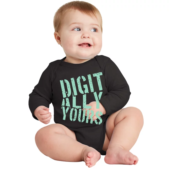 Digitally Yours Baby Long Sleeve Bodysuit