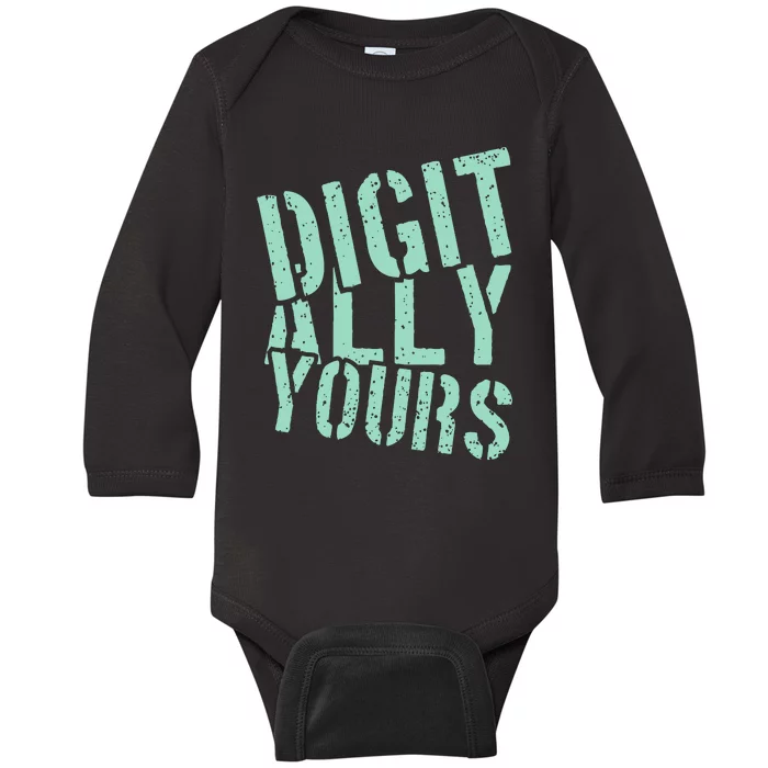 Digitally Yours Baby Long Sleeve Bodysuit