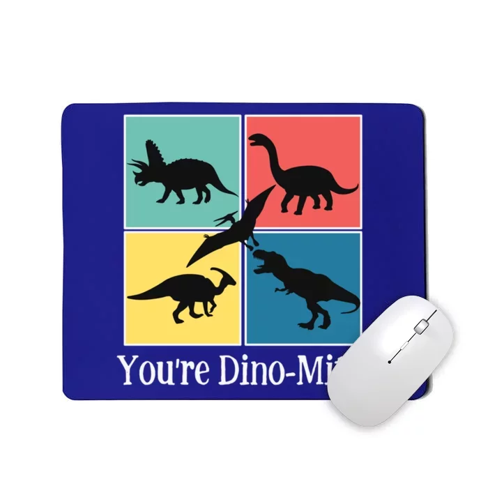 Dinosaur You're Dinogiftmite Funny S Dino Meaningful Gift Mousepad