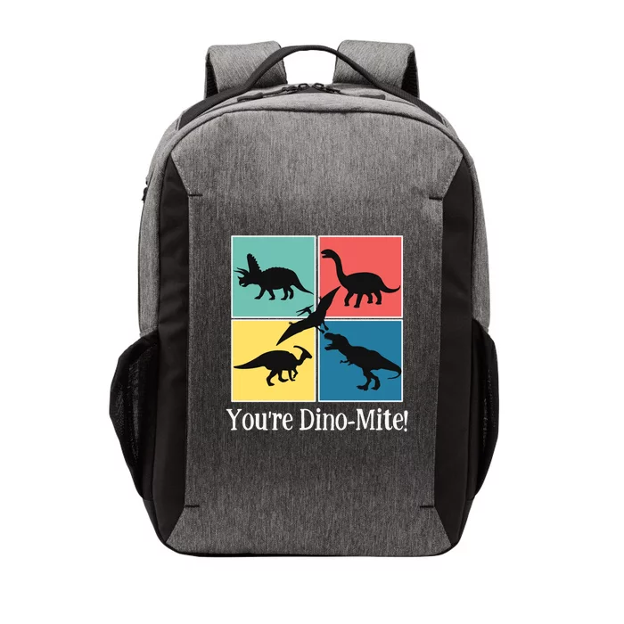 Dinosaur You're Dinogiftmite Funny S Dino Meaningful Gift Vector Backpack