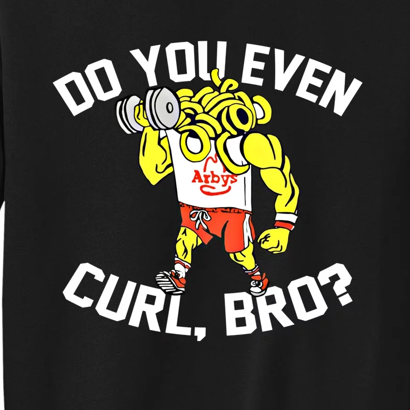 Do You Even Curl Bro? Funny Curling Gift Sweatshirt