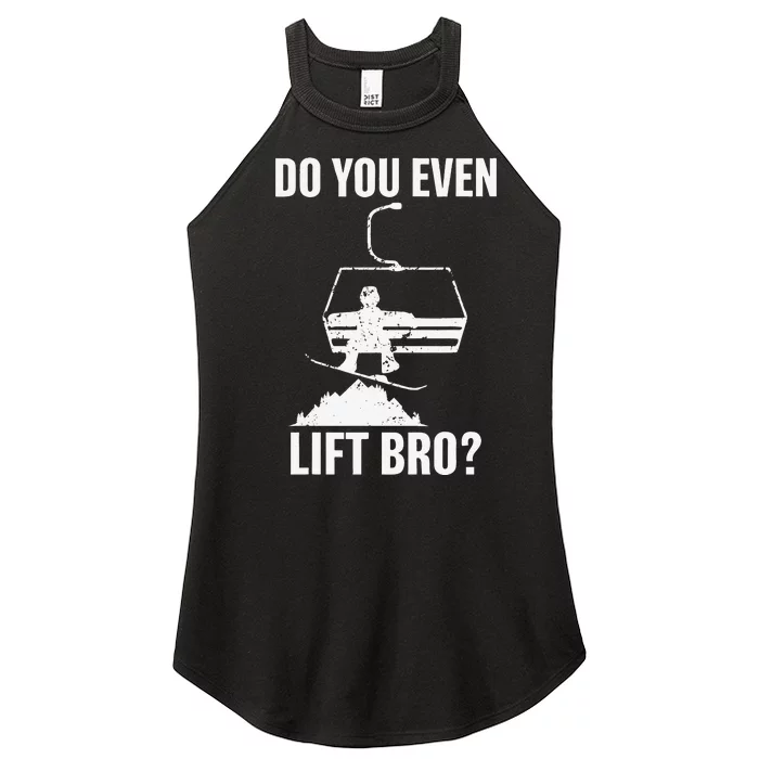 Do you even lift bro Snowboard Snowboarding Women’s Perfect Tri Rocker Tank