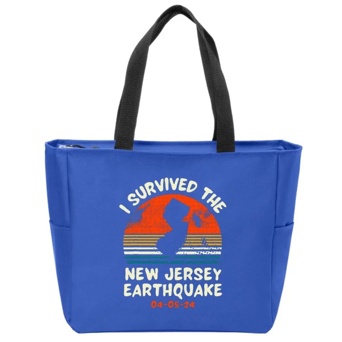 Did You Feel That New Jersey Earthquake April 5 2024 Zip Tote Bag