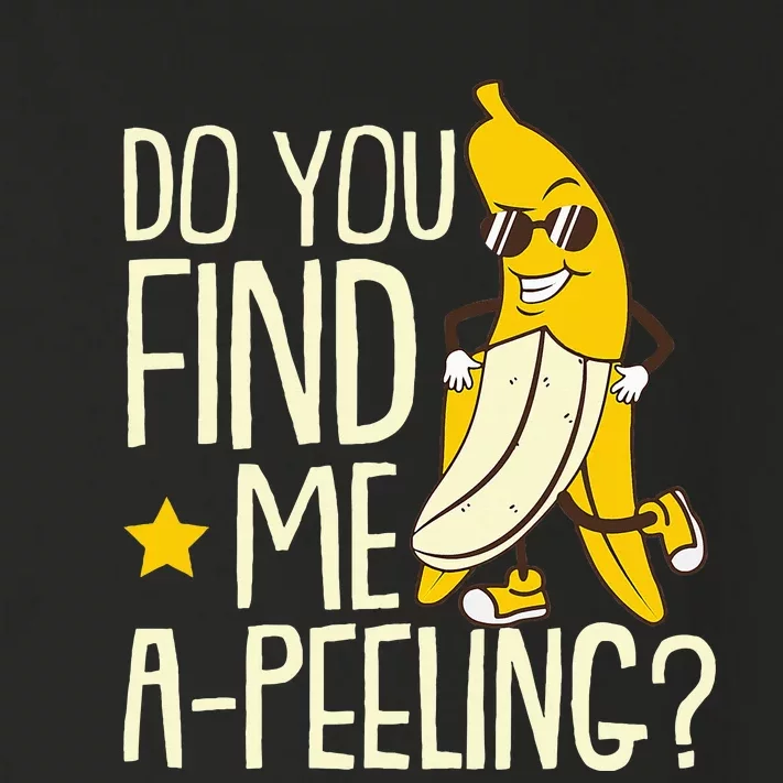 Do You Find Me Apeeling Banana Sunglass Fruit Banana Toddler Long Sleeve Shirt