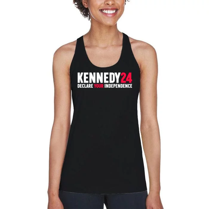 Declare Your Independence Kennedy 24 Women's Racerback Tank