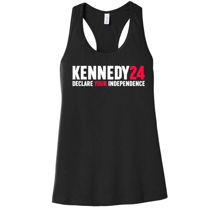 Declare Your Independence Kennedy 24 Women's Racerback Tank