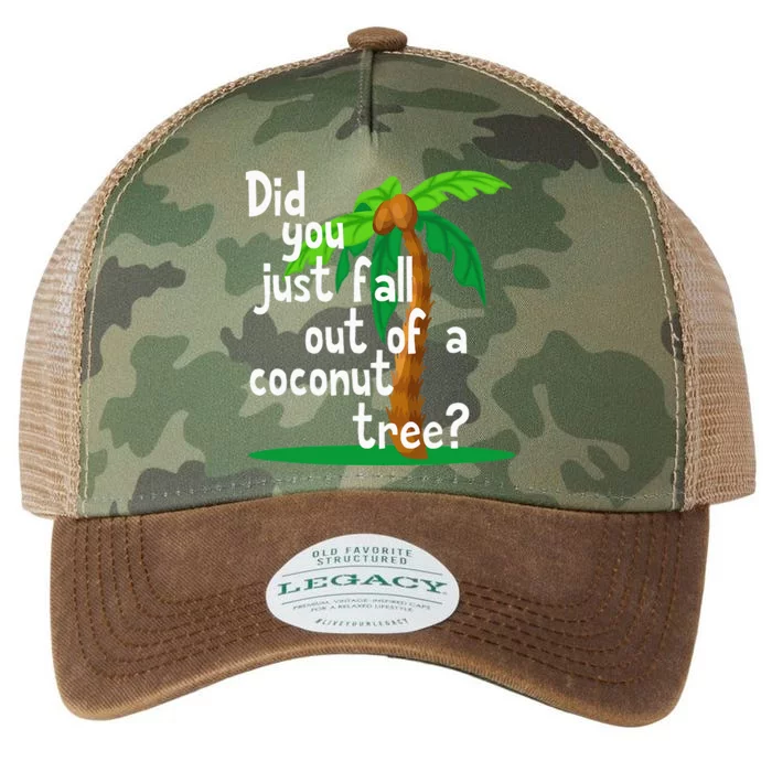 Did You Just Fall Out Of A Coconut Tree Legacy Tie Dye Trucker Hat