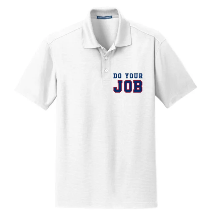 (Do Your Job) Funny Dry Zone Grid Performance Polo