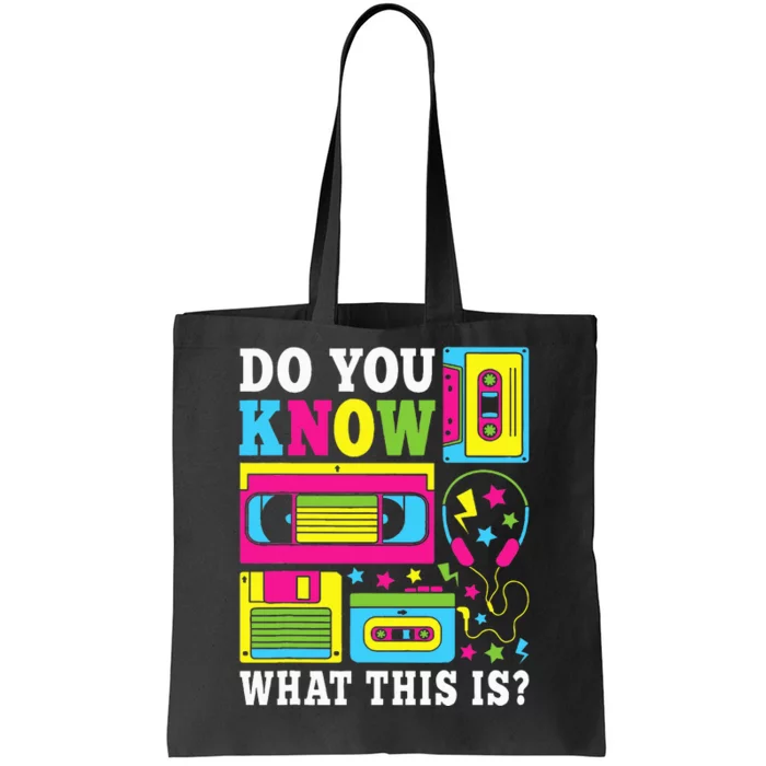 Do You Know What This Is 80s 90s Outfit Tote Bag