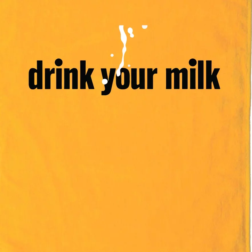 Drink Your Milk Platinum Collection Golf Towel