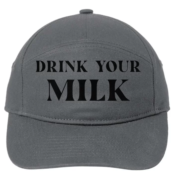 Drink Your Milk 7-Panel Snapback Hat