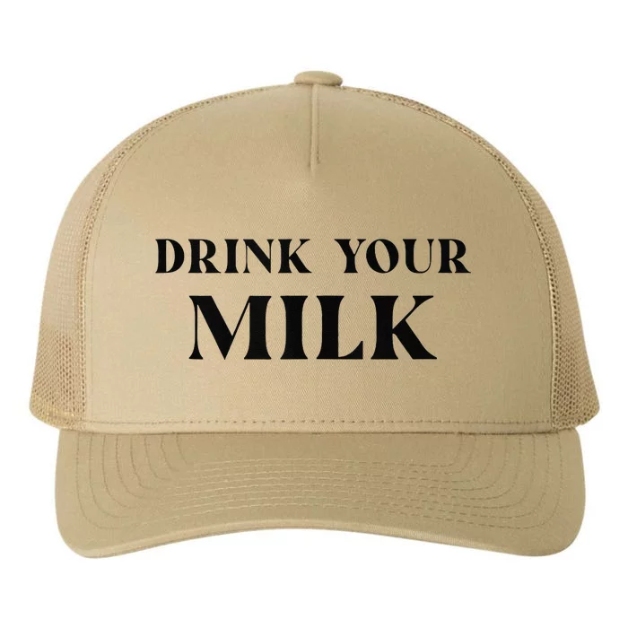 Drink Your Milk Yupoong Adult 5-Panel Trucker Hat