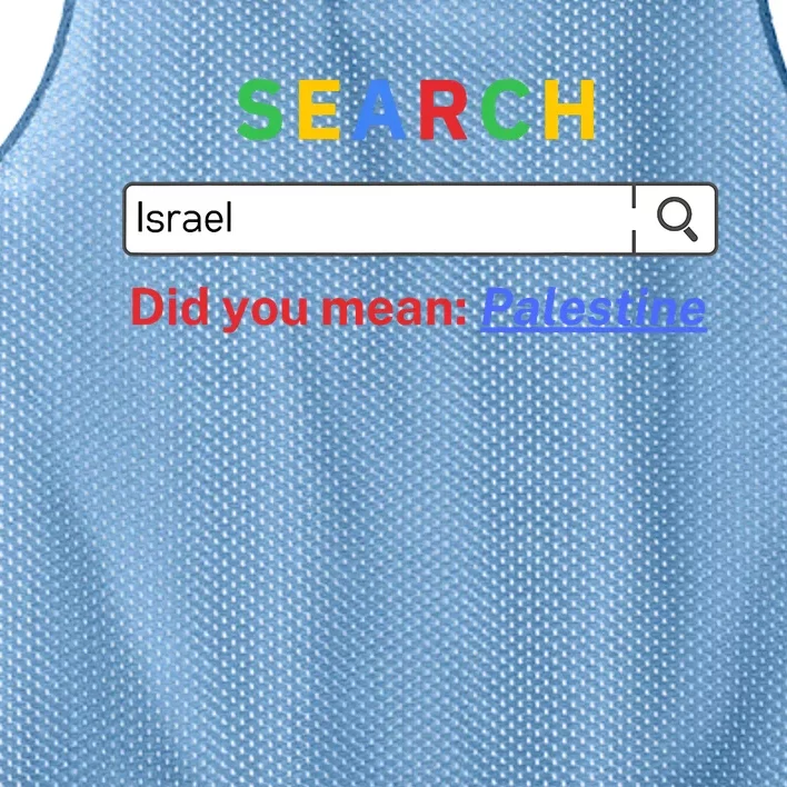 Did You Mean Palestine Free Palestine Gaza Peace Mesh Reversible Basketball Jersey Tank