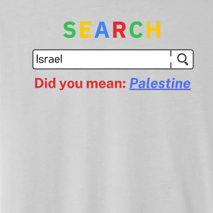 Did You Mean Palestine Free Palestine Gaza Peace ChromaSoft Performance T-Shirt