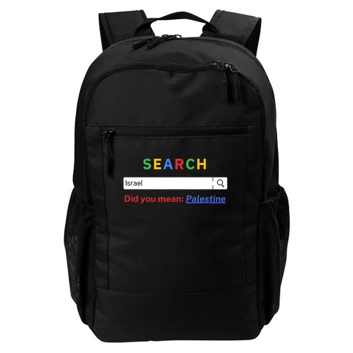 Did You Mean Palestine Free Palestine Gaza Peace Daily Commute Backpack