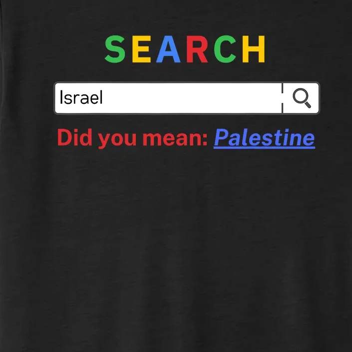 Did You Mean Palestine Free Palestine Gaza Peace ChromaSoft Performance T-Shirt