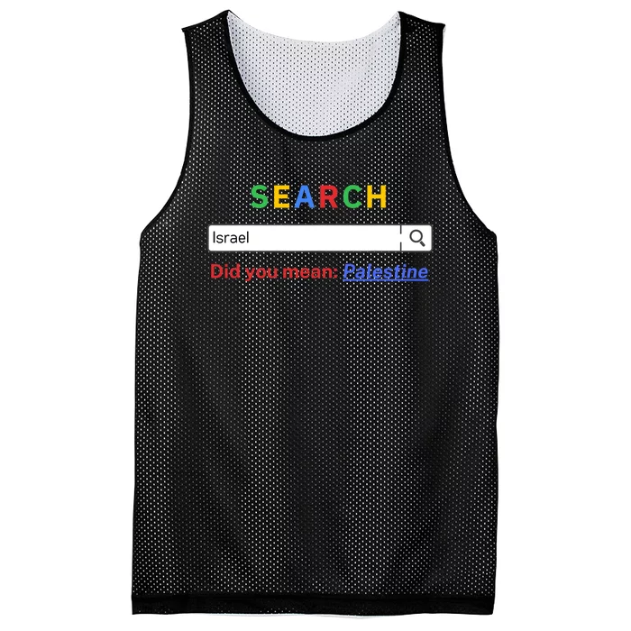 Did You Mean Palestine Free Palestine Gaza Peace Mesh Reversible Basketball Jersey Tank