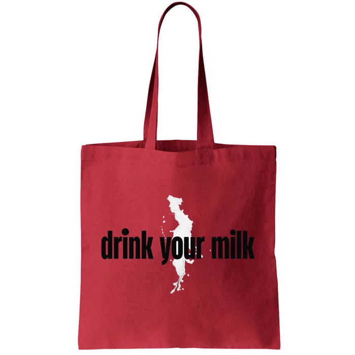 Drink Your Milk Premium Tote Bag