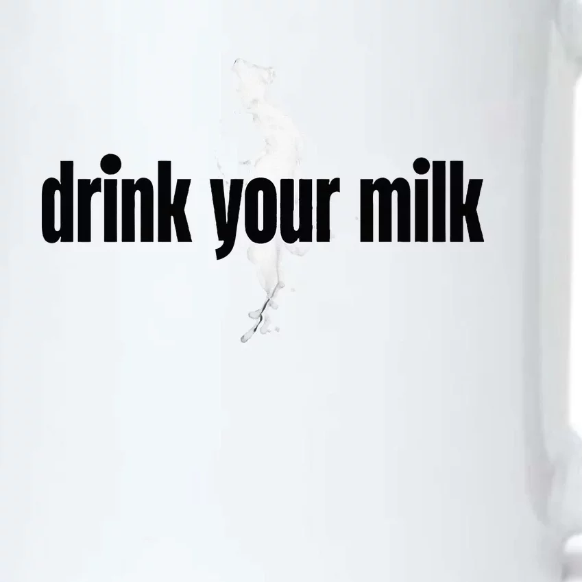 Drink Your Milk Black Color Changing Mug