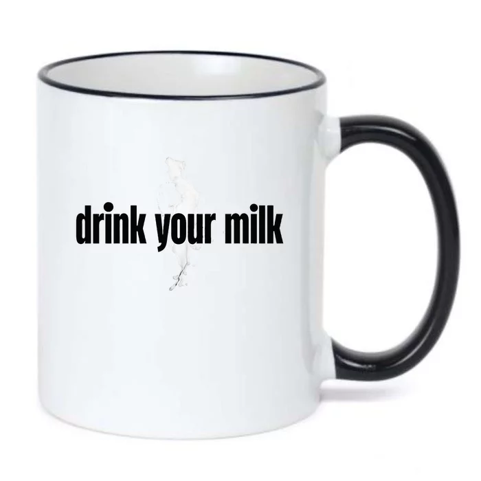 Drink Your Milk Black Color Changing Mug