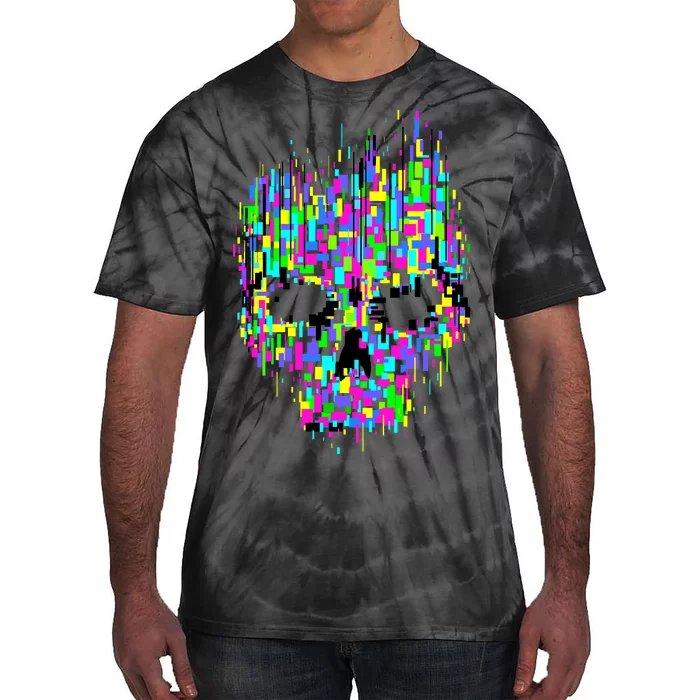 Dynamic Skull Tie-Dye T-Shirt