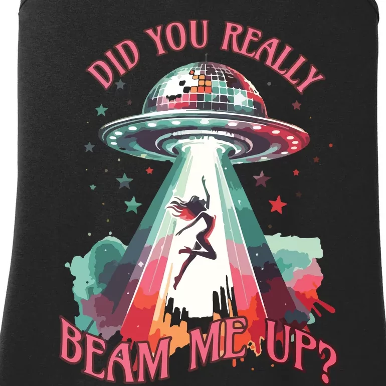 Did You Really Beam Me Up Ladies Essential Tank