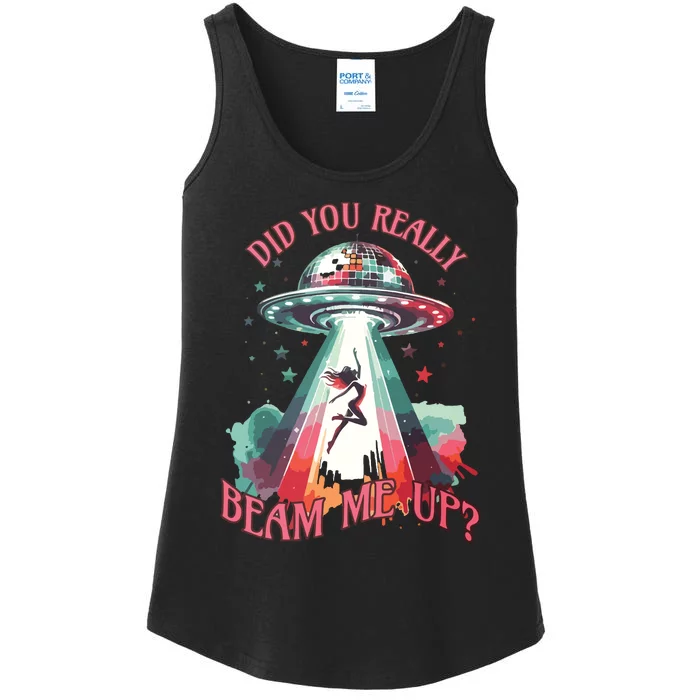 Did You Really Beam Me Up Ladies Essential Tank